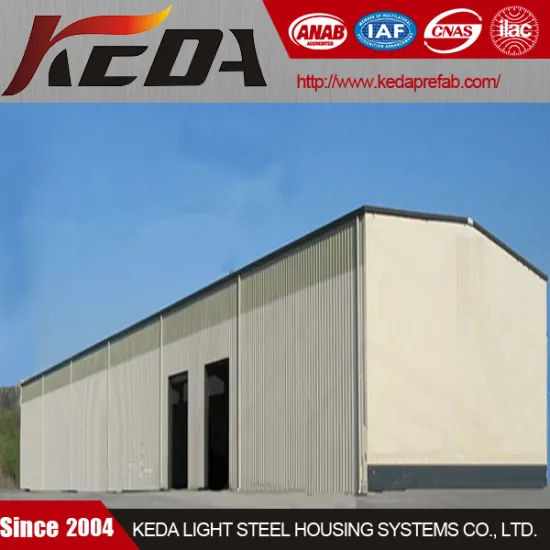 steel building/ warehouse /factory with EPS/PU sandwich panel