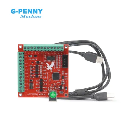 Feidiao Card 4 Axis Red USB Interface MACH3 CNC Motion Control Board