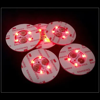 white led 4.5/5/5.5/6cm hookah shisha LED light cup LED Coaster LED