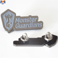 Metal Logo Custom Name Badge Pin For School