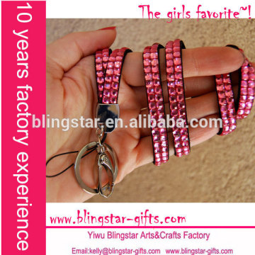 crystal bling lanyard