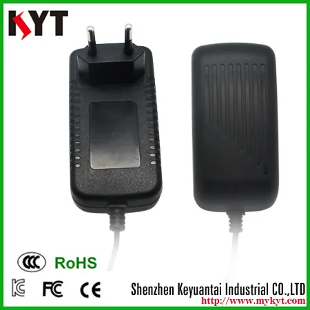 12V 1A 2A AC DC adapter with CE ROHS FCC and KC certificates