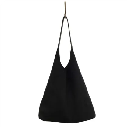 Vintage Genuine Leather & Fur Tote Bag