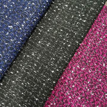 Boucle Fashion Woven design with dot  fabric