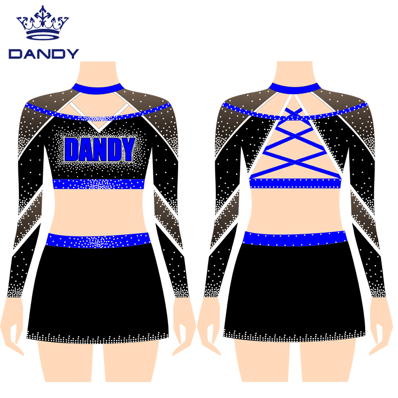 Benotzerdefinéierte Cheer Crop Uniform