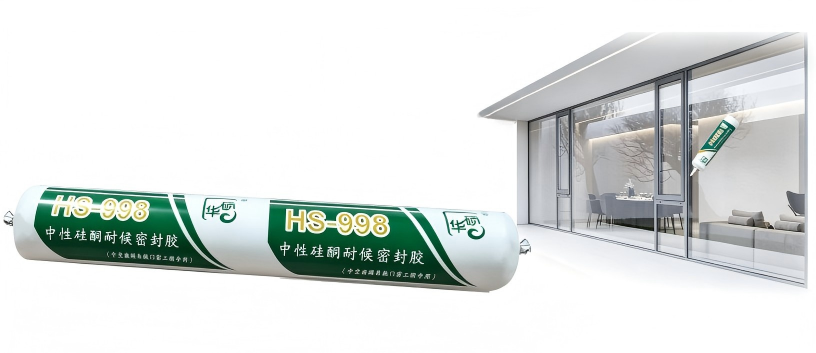 Neutral silicone weather-resistant sealant for curtain walls