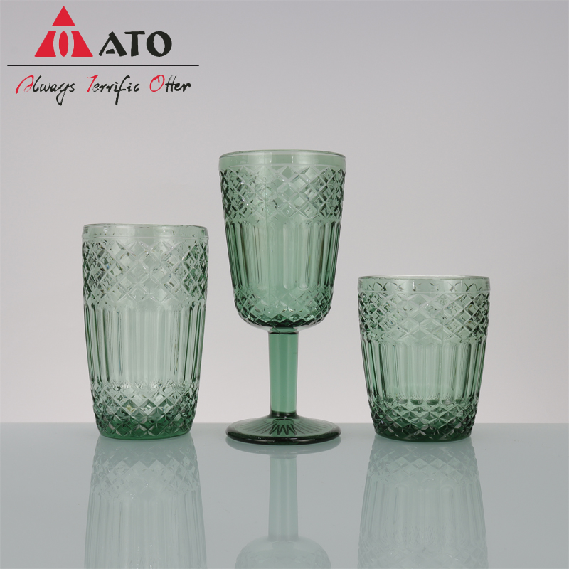 ATO Green Goble Goblet Hotel Copos de vidro