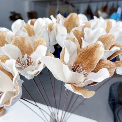 Artificial Sola Wood Flowers for Decorations, Bouquets & DIY Home Decor