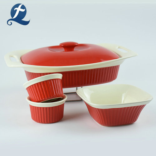 Partihandel Hem Anpassad Keramisk Bakeware Set