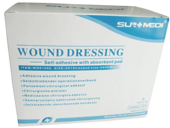 Sterile non woven self adhesive wound dressing