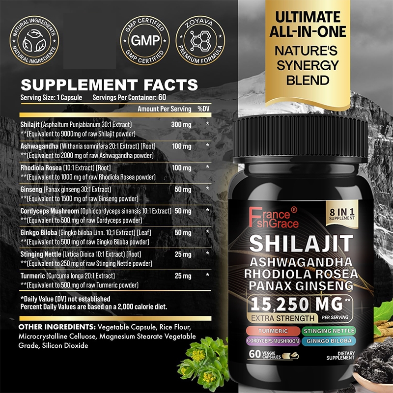 Shilajit supplement formula