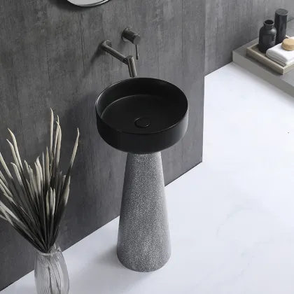 Customized Ceramic Wash Basin Bathroom Sinks for Family Apartments