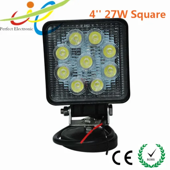 18W 24W 27W LED Work Light off road , Spot and Flood beam, IP68