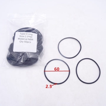 NBR Rubber O-rings 2.5x60