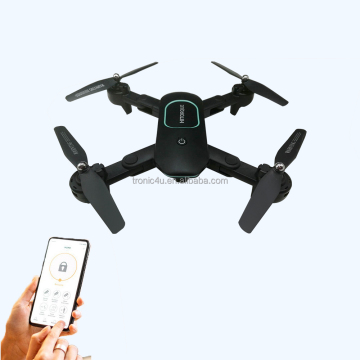Professional Mini Portable LED Drone with 2.4GHz Long Range Video Transmitter, 4K WiFi & 1080P HD Camera in Retail Box: SH003 Drones