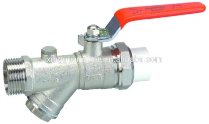 Brass Strainer Ball Valve With PPR/ PPR Ball Valve /Male Union &PPR