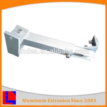 6000 series white adjustable aluminum clamp bracket for solar system