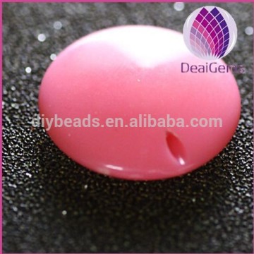 20x4mm round mix color acrylic loose beads
