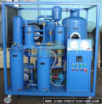 High efficiency vacuum lubricating oil recycling machine