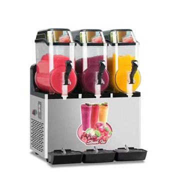Commercial Single Barrel White 30L Slush Machine with 2 Bowls and 3 Tanks for Sale in Taiwan