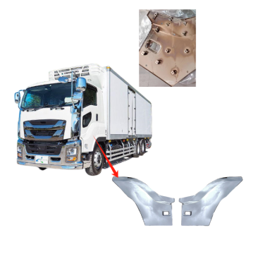 Japanese Truck Body Parts Repair Supplier for Isuzu Giga 2015 VC61 VC66 Chrome Door Panel Decorative Panel Seamless