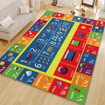 Comfortable and Durable Children's Carpet: Ideal Kindergarten Furniture Floor Mat