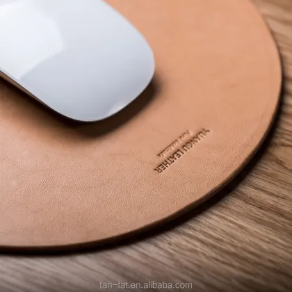 Genuine Brown Leather Mouse Mat