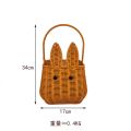 Cestino intrecciato in stile rattan creativo