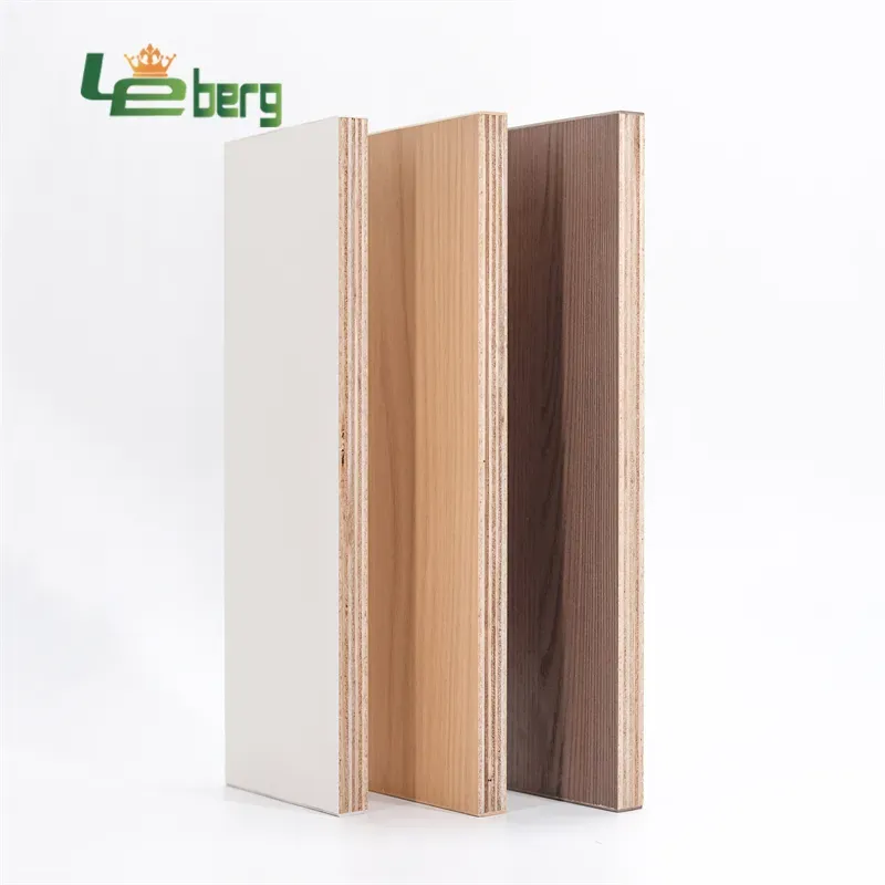 White Laminated 4X8 Melamine Plywood Board for Furniture