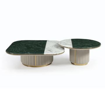 Modern Luxury Italian Marble Coffee Table for Living Room