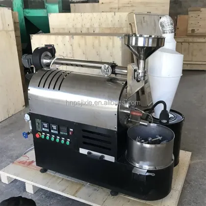 Automatic Coffee Bean and Cocoa Bean Roaster Machine - Commercial Coffee Bean Making Plant