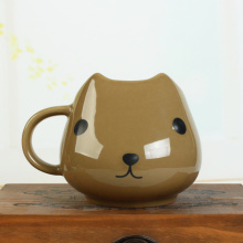 Animal da forma café caneca cerâmica