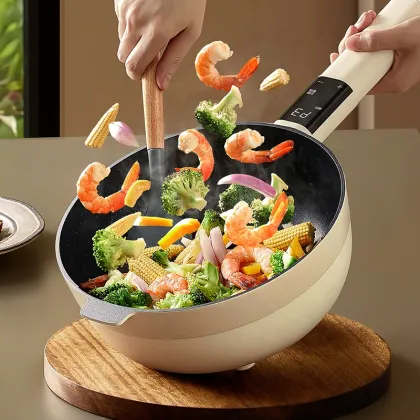 Electric Korean Japanese Frying Pan: Hot Pot & Hotpot