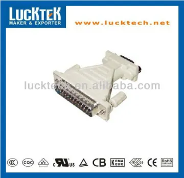 DB09 female to DB25 male adapter