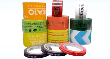 Adhesive printed opp wrapping tape