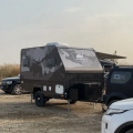 Motorhomes de caravans de caravans de carro de viagem confortáveis