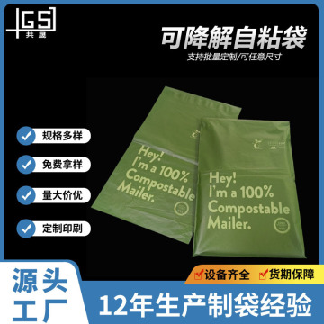 環境に優しいマットラミネート生分解性配送バッグ