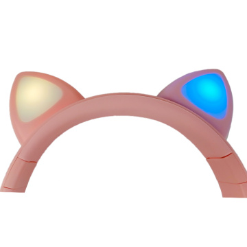 cat ear LED glowing bluetooth headset