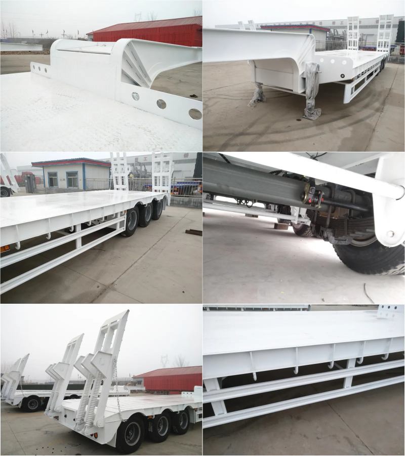 3 axle gooseneck deckover trailer