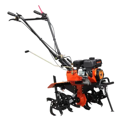 Micro Tiller Cultivator - Small Rotary Tiller Agricultural Gasoline New Multi-Function Weeder