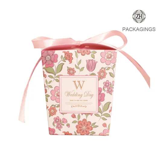 Carton Cute Design Wedding Favors Candy Gift Box
