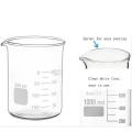 5000ml borosilicate 3.3 bikar kaca dengan spout