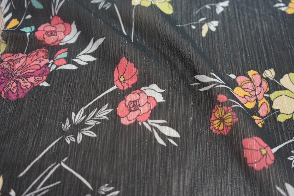 Polyester Lurex Fabric