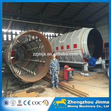 Waste Recycling Plant Rotary Trommel Sieve For Compost