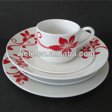 cheap porcelain dinner set for sale with customized logo