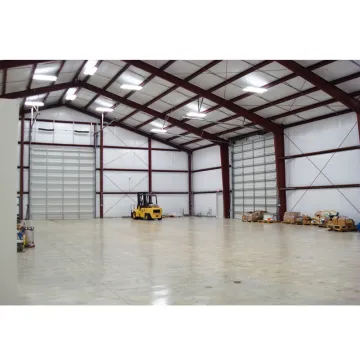 Prefabricated steel frame building for warehouse