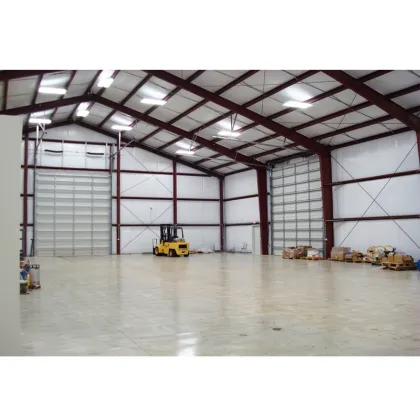 prefabricated steel warehouse structures factory sheds