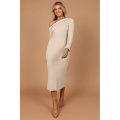 Women's Off Shoulder Sweater Dress