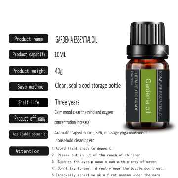 Natrual Gardenia Essential Oil For Massage Skincare Sleep