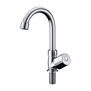 Sanitary Ware Brass Chrome Polished Gold Deck Mounted Flexible Mixer Tap Long Neck Pull Out Kitchen Faucet